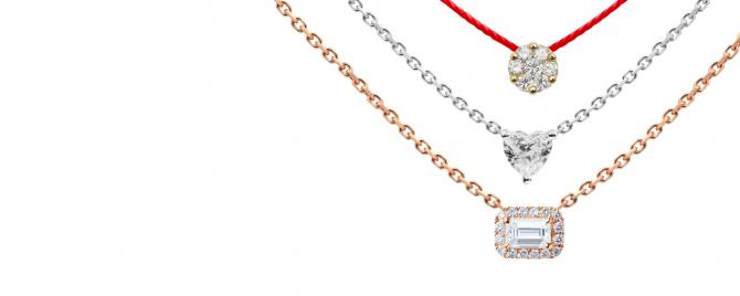 Un collier fin RedLine à personnaliser