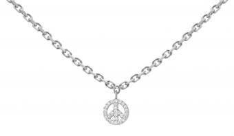 Mini Peace Pendant - Redline