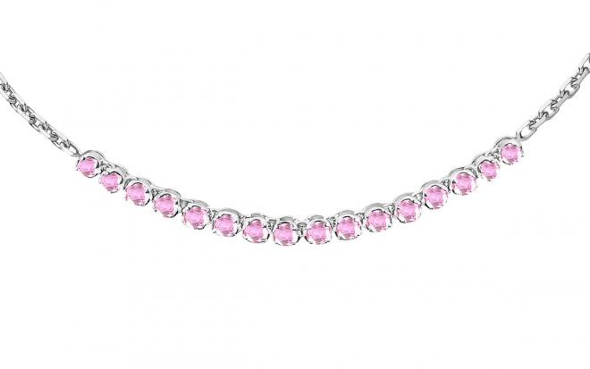 RedLine Bijoux - Boucle d'oreille en or rose avec diamant Pure et chainette  - Redline