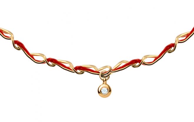 Collier Pendentif Peace 'Ban The Bomb' Perlé - Cordon Réglable, Plaqué Argent, 85 Cm