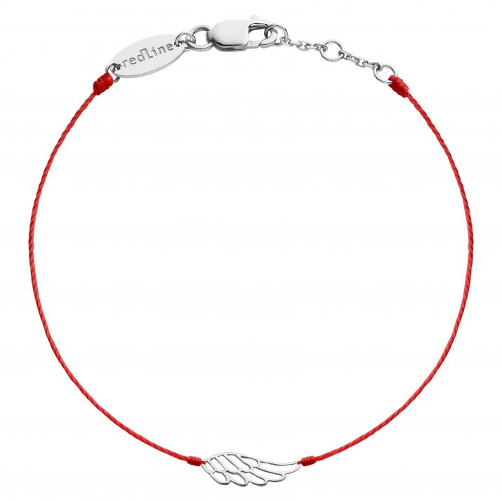 Bracelet fil aile or blanc - Redline