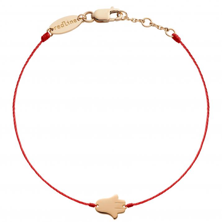 Bracelet fil main de Fatma or rose - Redline