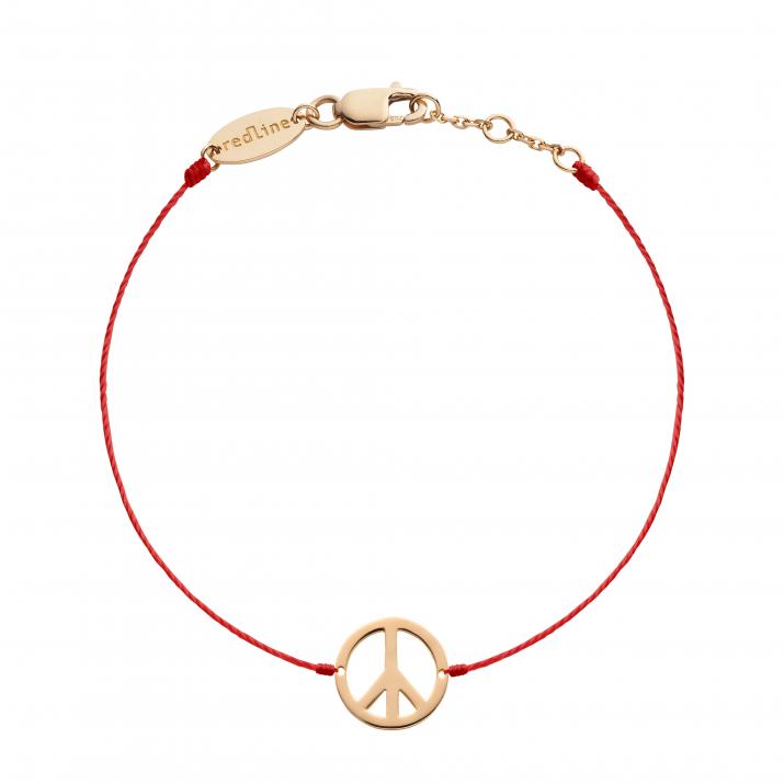 Bracelet fil peace & love or rose - Redline - 0++