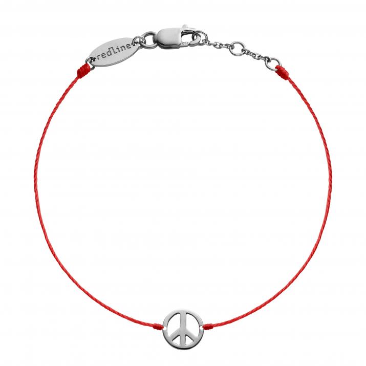 Bracelet fil Mini Peace or noir - Redline - 0++