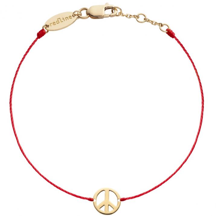 Bracelet enfant fil Mini Peace or jaune - Redline - 0++