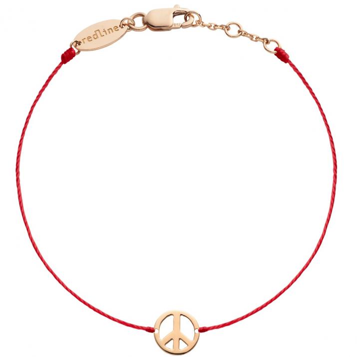 Bracelet enfant fil Mini Peace or rose - Redline - 0++