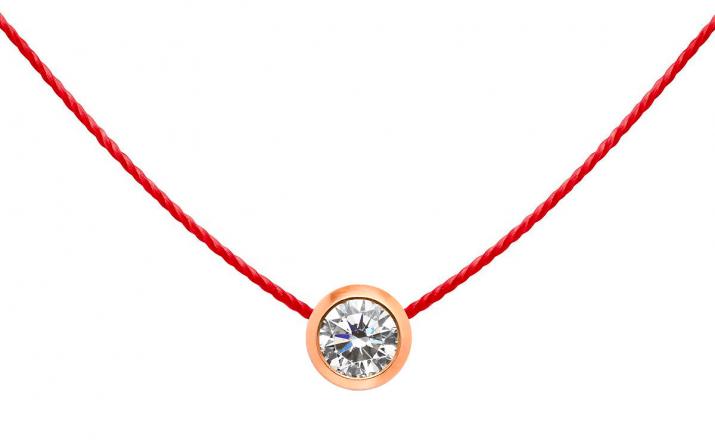 Collier Fil Truly Pure Or Rose - Redline - 0++