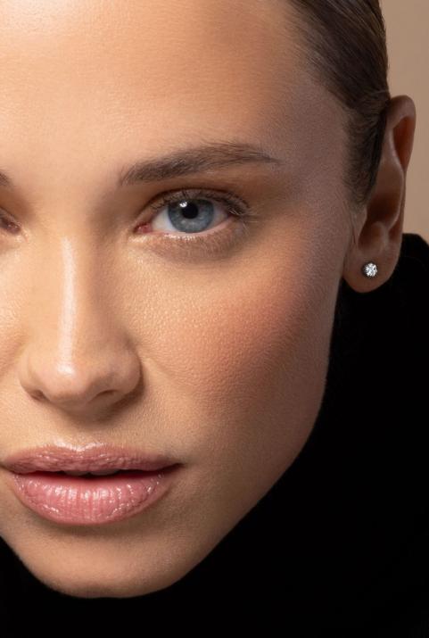 Boucles d'oreilles So illusion avec diamant 0.20ct or blanc - Redline - 0++