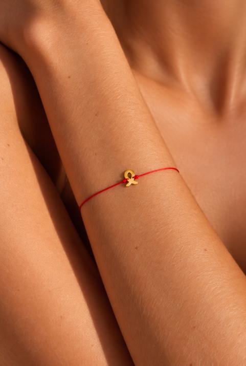 Bracelet Fil Pink Lovelink Or Jaune - Redline - 0++