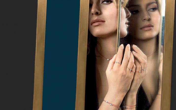 Bague jonc avec diamant 0.05 carat serti clos or jaune - Redline - 0++