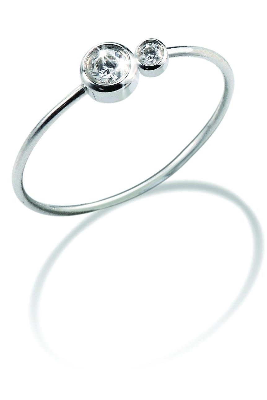 Redline Bijoux Eternite Bague Jonc Avec 0 15ct Diamant Rond En