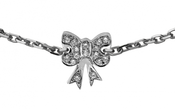 Chain Bracelet Petit Noeud Noeud Black Gold RedLine Jewelry - Redline - 0++