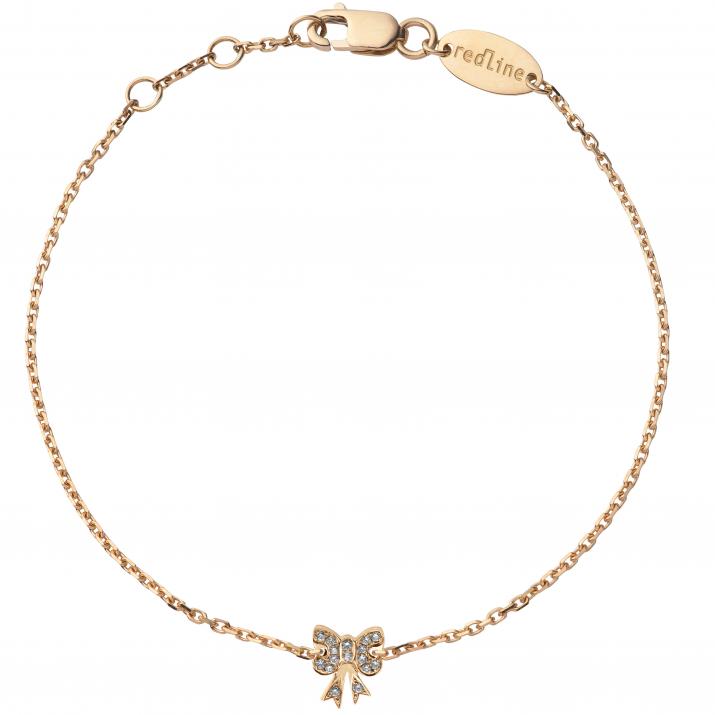 Chain Bracelet Petit Noeud Noeud Rose Gold RedLine Jewelry - Redline - 0++