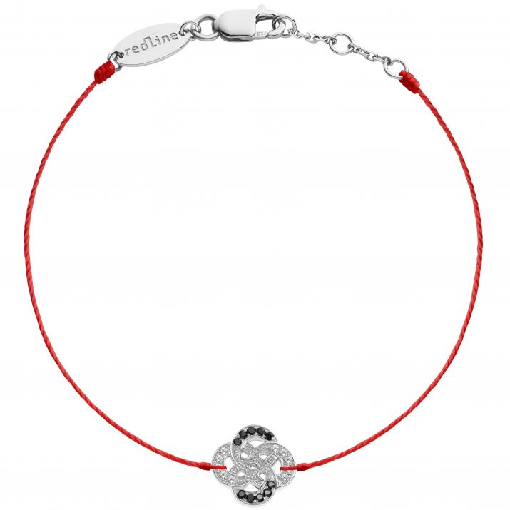String Bracelet Arabesque Kcolor White Gold RedLine Jewelry - Redline - 0++