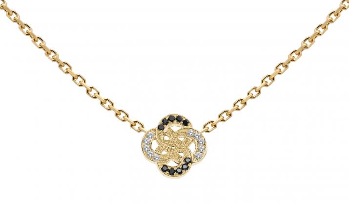 Chain Necklace Arabesque Kcolor Yellow Gold RedLine Jewelry - Redline