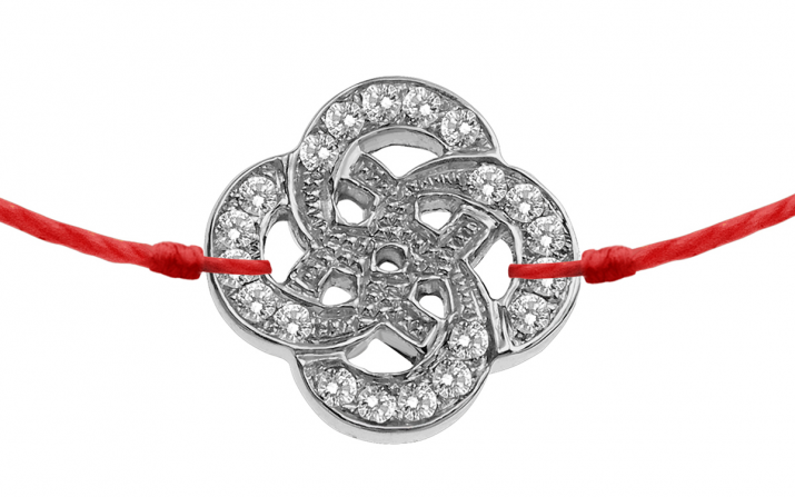 String Bracelet Arabesque Black Gold RedLine Jewelry - Redline - 0++