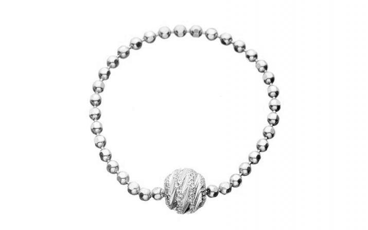 Chain Ring Sweety One White Gold RedLine Jewelry - Redline - 0++