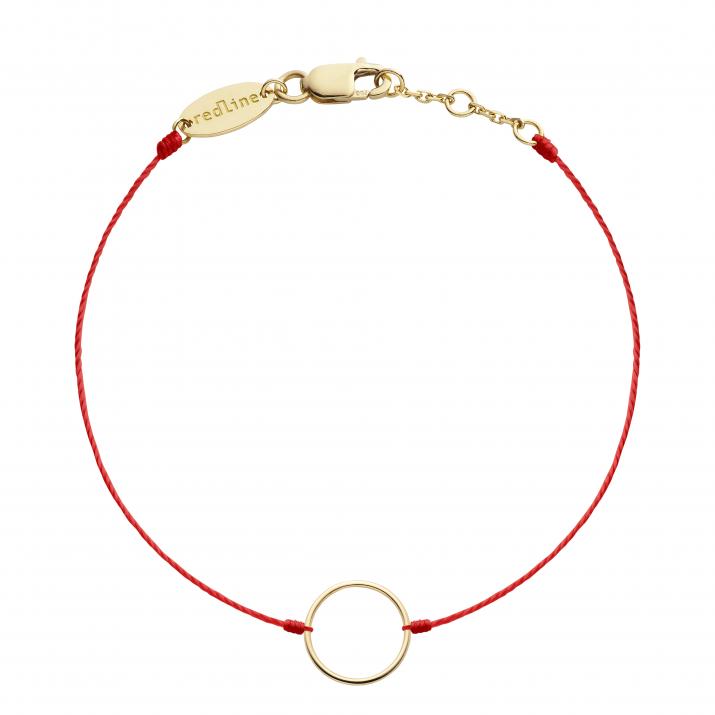 Bracelet fil petit cercle or jaune - Redline - 0++
