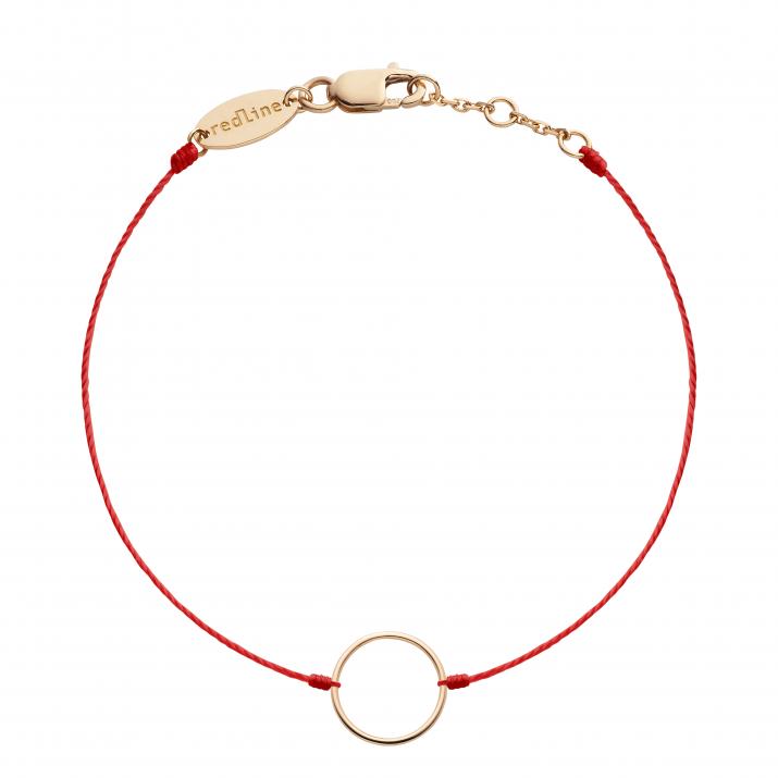 Bracelet fil petit cercle or rose - Redline - 0++