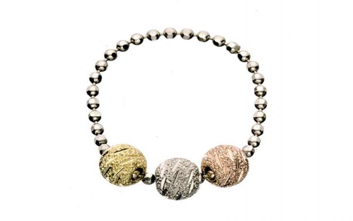 Chain Ring Sweety Three size 47  White Gold  RingRedLine Jewelry - Redline - 0++