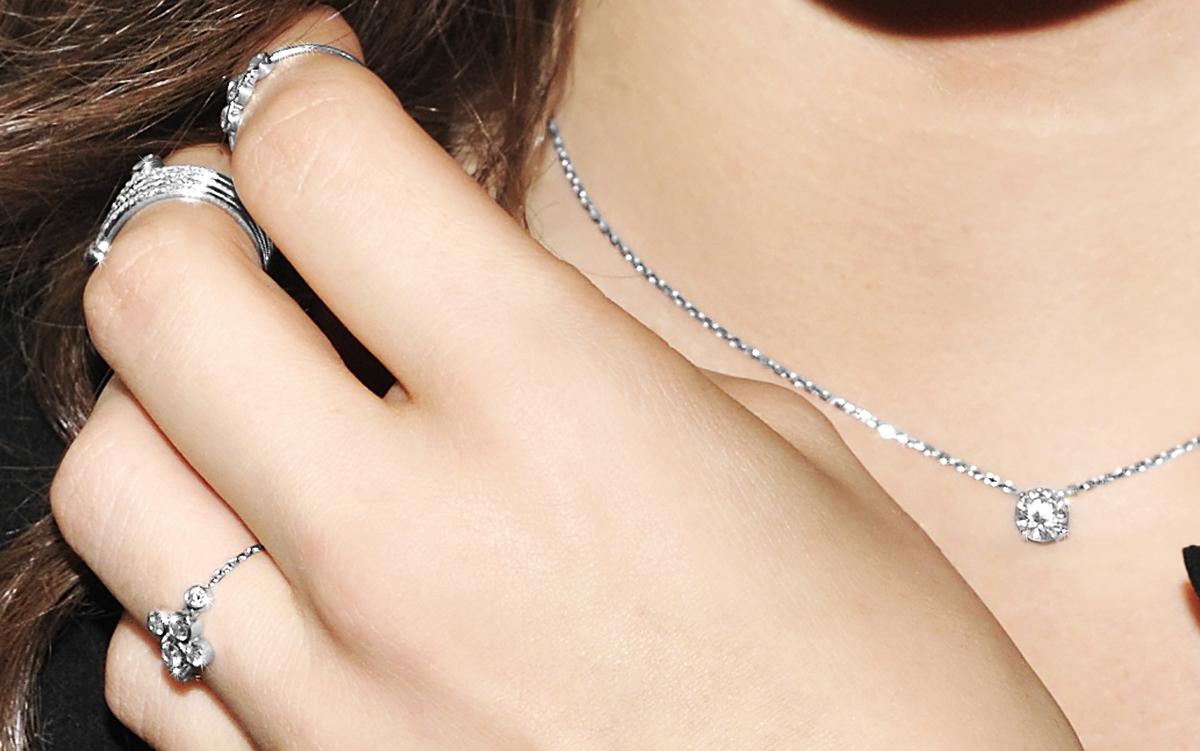 Chaine solitaire 2025 diamant