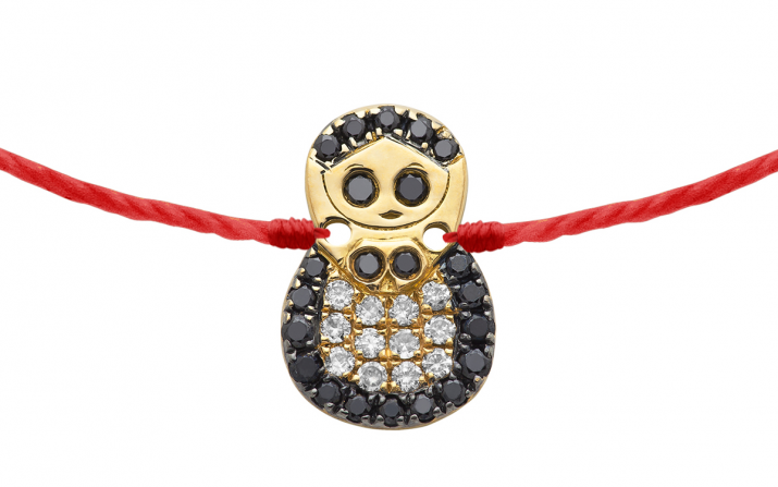 String Bracelet Mini Kouka Star Yellow Gold RedLine Jewelry - Redline - 0++