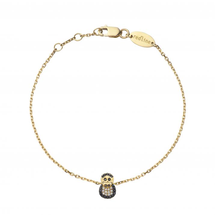 Chain Bracelet Mini Kouka Star Yellow Gold RedLine Jewelry - Redline - 0++