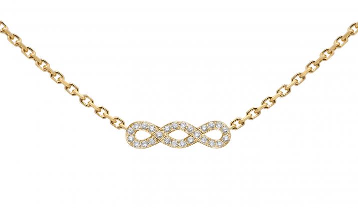Chain Necklace Trinity Yellow Gold RedLine Jewelry - Redline