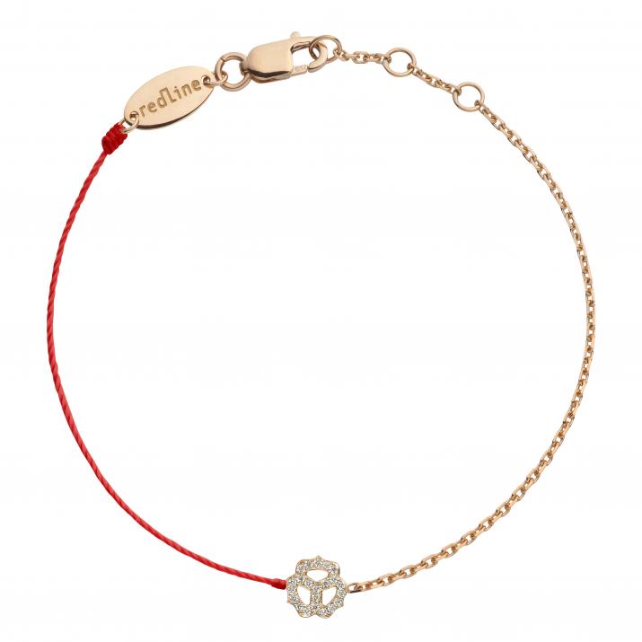 Double Bracelet Pensée Rose Gold RedLine Jewelry - Redline - 0++