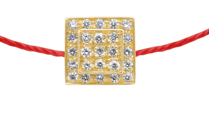 Bracelet fil avec 25 diamants or jaune - Redline - 0++