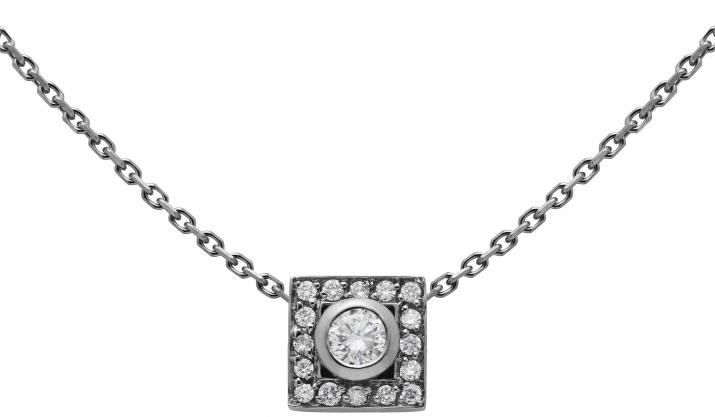 Collier chaîne So VIP cube or noir - Redline