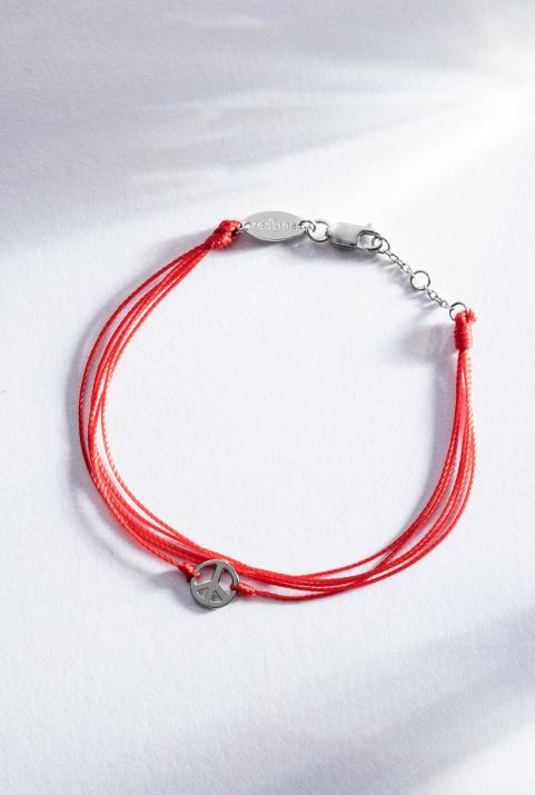 Bracelet multifil Mini Peace or noir - Redline - 0++