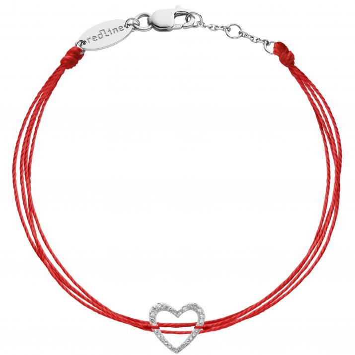 Multistrings Bracelet Lovely Brodé White Gold RedLine Jewelry - Redline