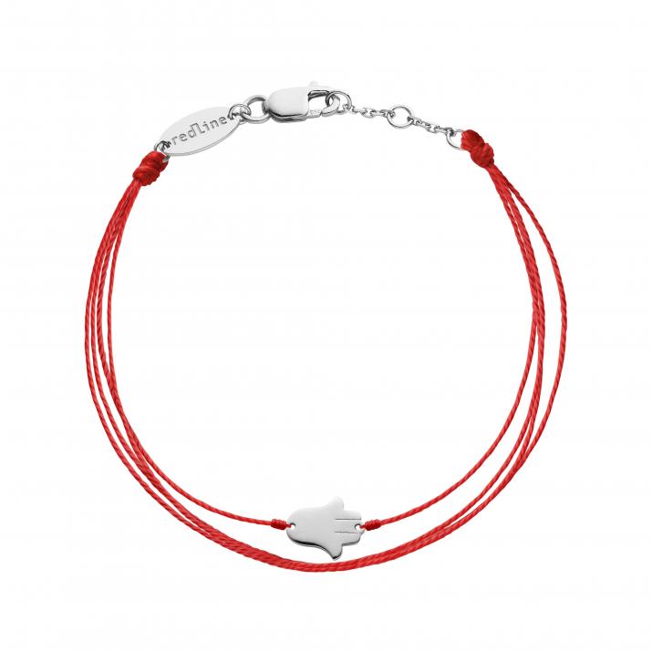 Bracelet multifil main de Fatma or blanc - Redline