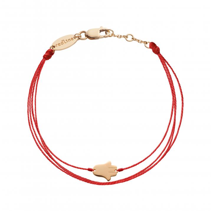Bracelet multifil main de Fatma or rose - Redline