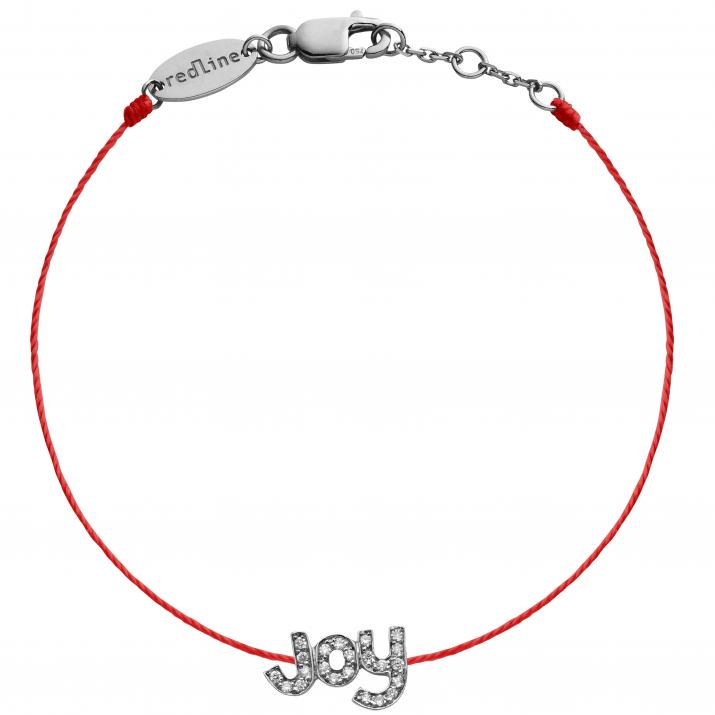 Bracelet fil Joy or noir pavé diamants - Redline