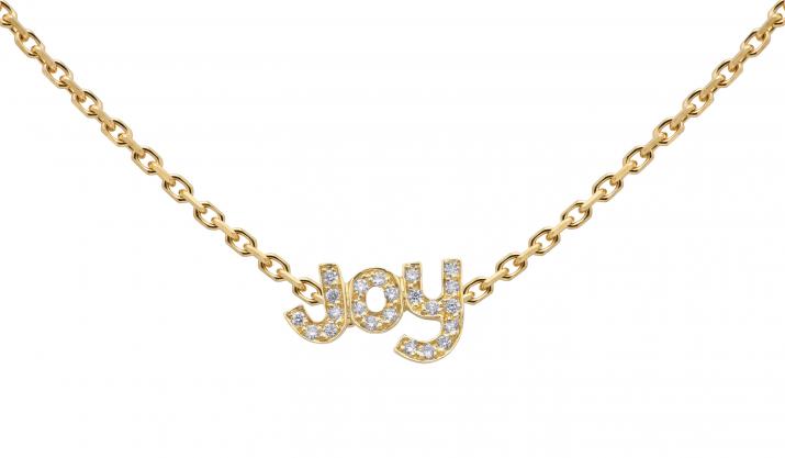 Collier chaîne Joy or jaune pavé diamants - Redline