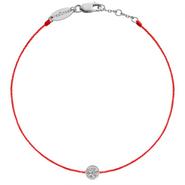 Bracelet Fil Hope Or Blanc - Redline - 0++