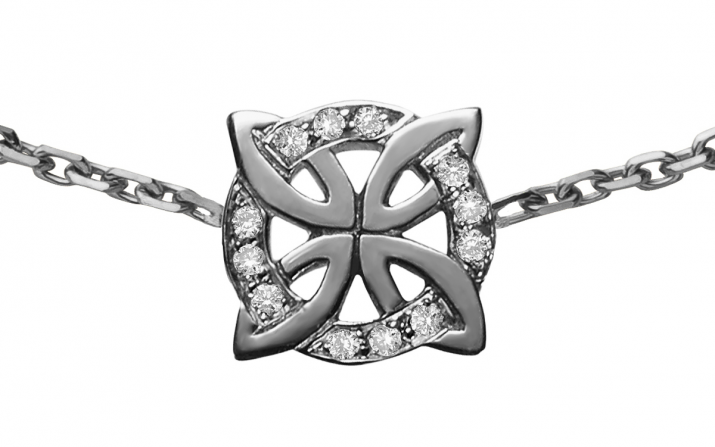 Chain Bracelet Rosace Black Gold RedLine Jewelry - Redline - 0++