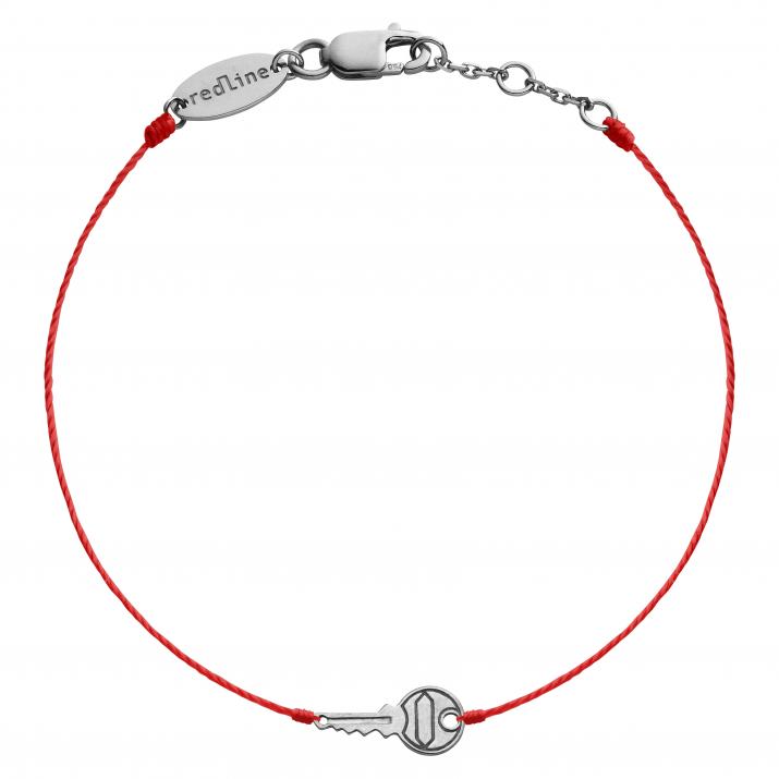 Bracelet fil clé or noir - Redline