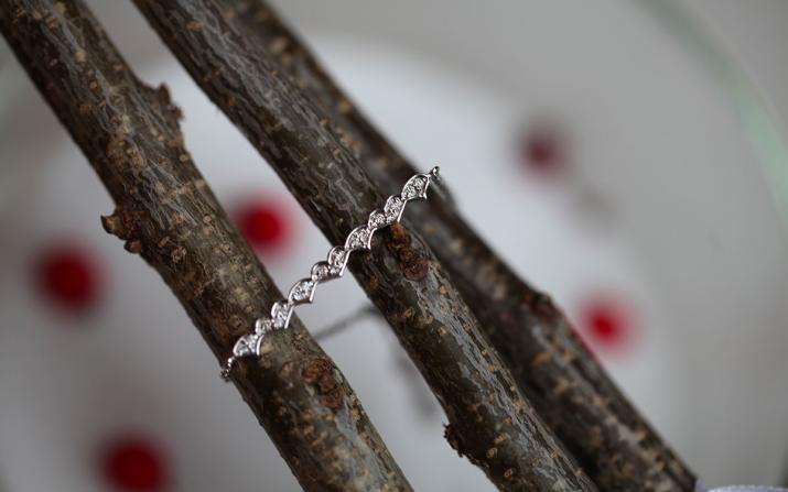 Chain Bracelet Happy Shining White Gold RedLine Jewelry - Redline - 0++