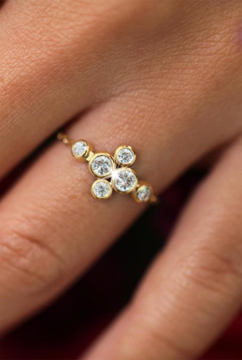 Bague The Full Chaîne Or Jaune - Redline - 0++