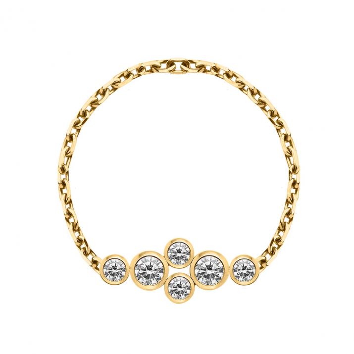 Redline Paris Bague The full chaine or jaune Redline