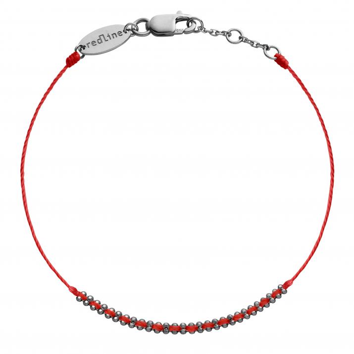 Bracelet fil avec maille or noir - Redline - 0++