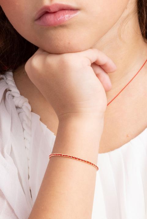 Bracelet chaîne Aurore Enfant Or Rose - Redline - 0++