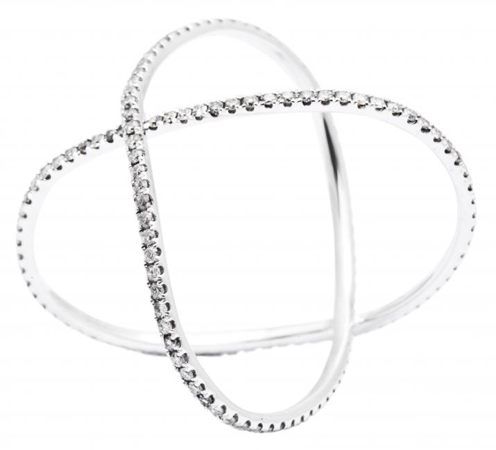 Bague or blanc Maligne en diamant - Redline