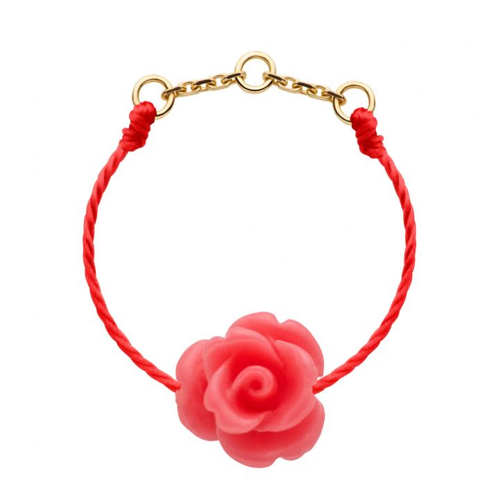 Bague fil or jaune fleur - Redline - 0++