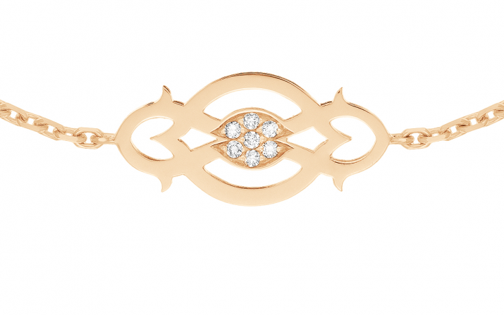 Chain Bracelet Lady Fortune Rose Gold RedLine Jewelry - Redline - 0++