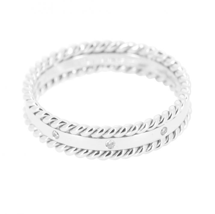 Bague or blanc Amoureuse en diamant - Redline - 0++