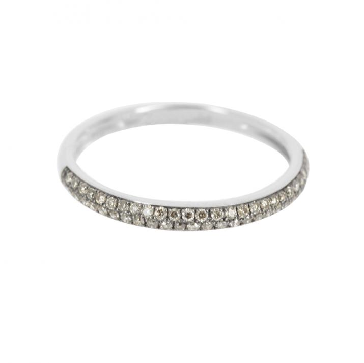 Bague or blanc Amour Champagne en diamant - Redline